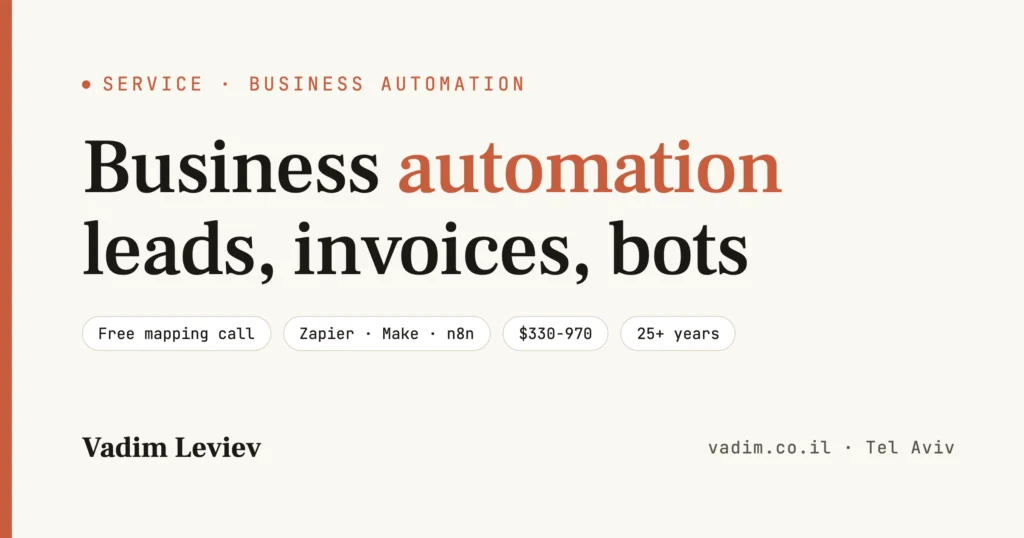 Business Automation - Connected Systems, Bots and AI
