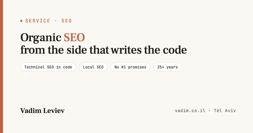 SEO Services - Organic Google SEO Without Empty Promises